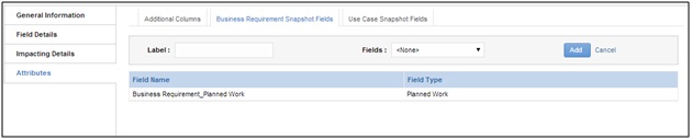 Snapshot Fields