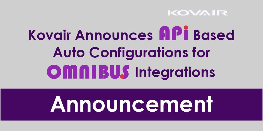 API Based Auto Configurations for Omnibus Integrations
