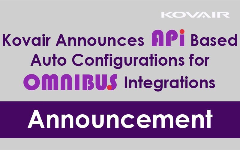 API Based Auto Configurations for Omnibus Integrations