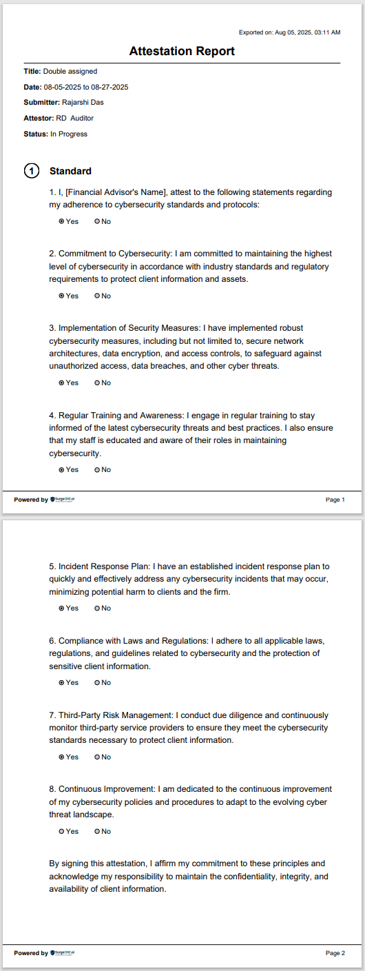 View of the contents of the opened sample pdf file