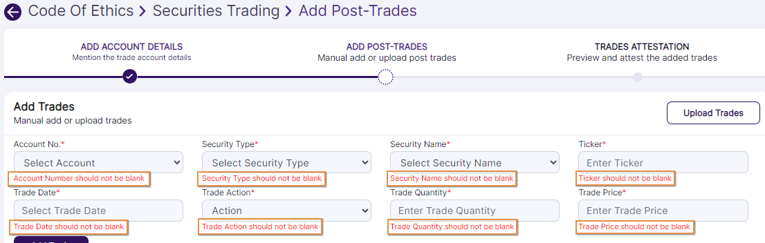 Field validation tooltips