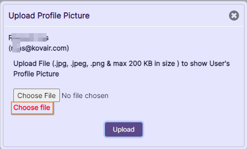 Choose File button