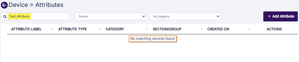 Custom attribute deleted
