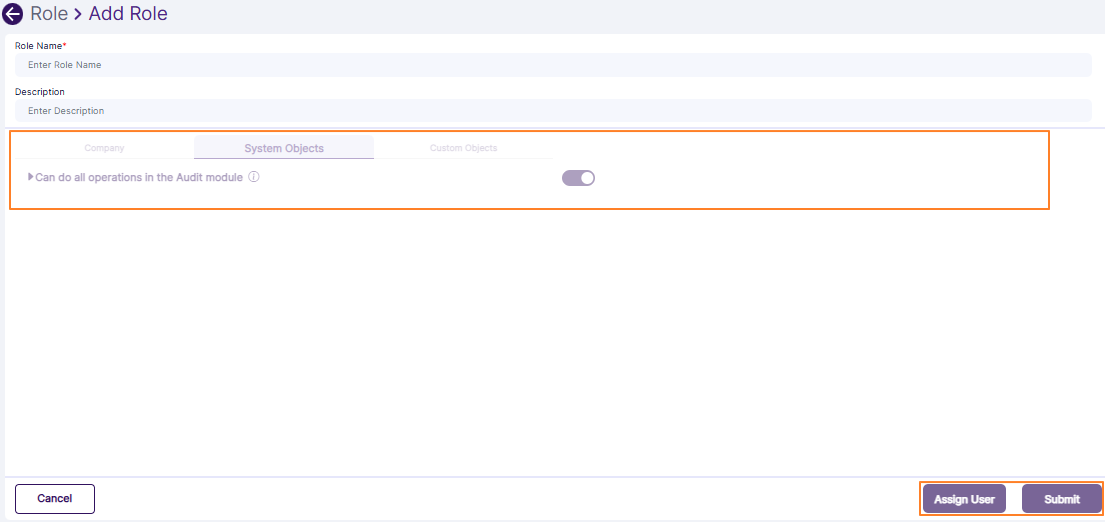 Disabled permission setting tabs and buttons
