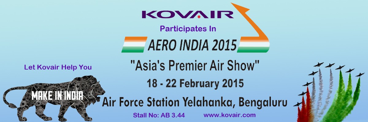 Kovair invites you to AeroIndia2015