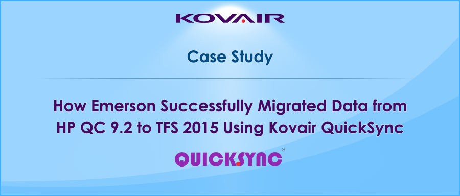 data migration using Kovair QuickSync