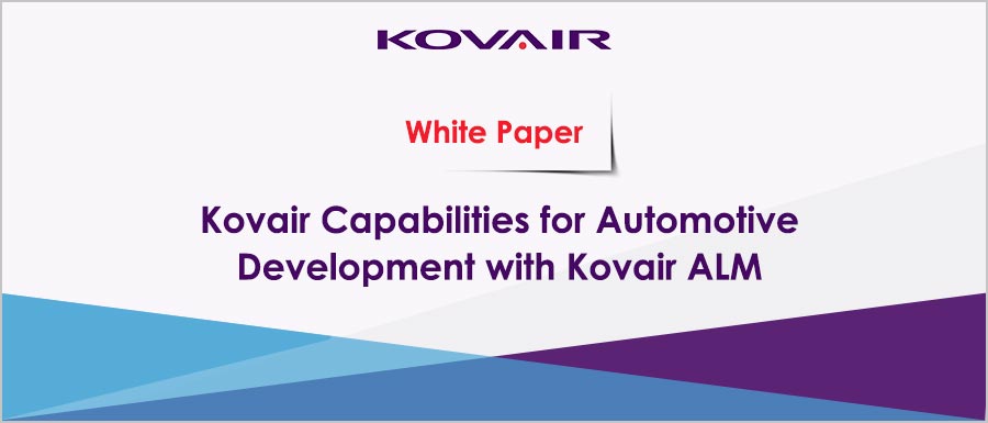 Kovair Capabilities for Automotive Development