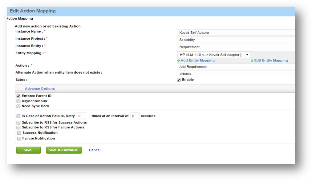 Support for Parent ID